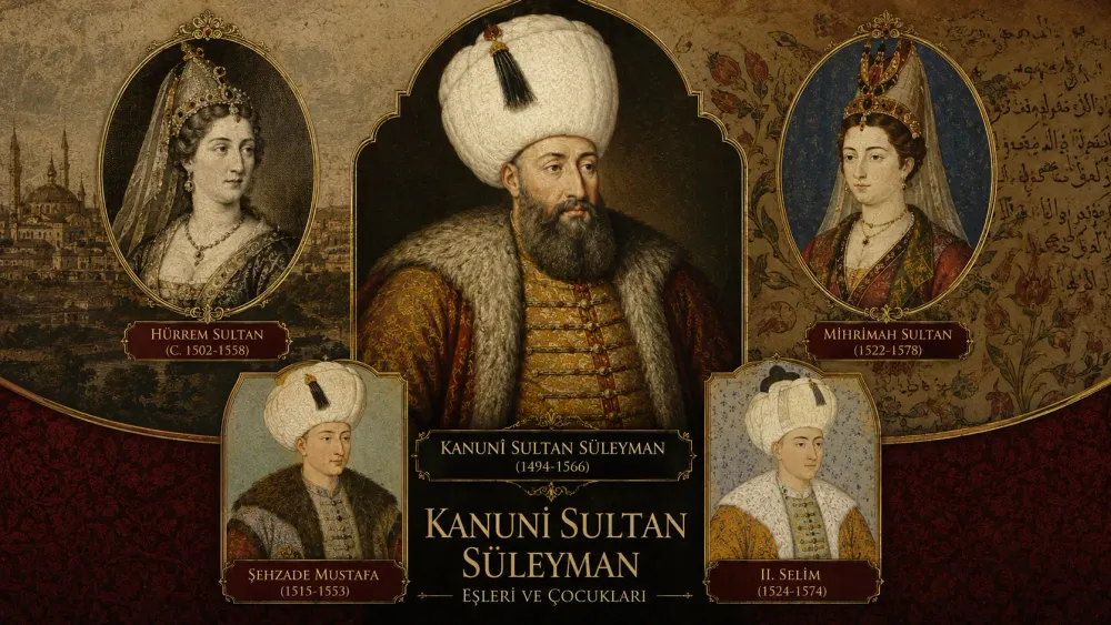 kanunu sultan süleyman eşleri ve çocukları